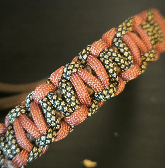 Licol en corde avec tressage Asterea de nombreux coloris possible 